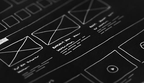 wireframes site web